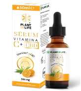 CBD sérum s vitamínem C Plant of Life (300 mg CBD, 30 ml)